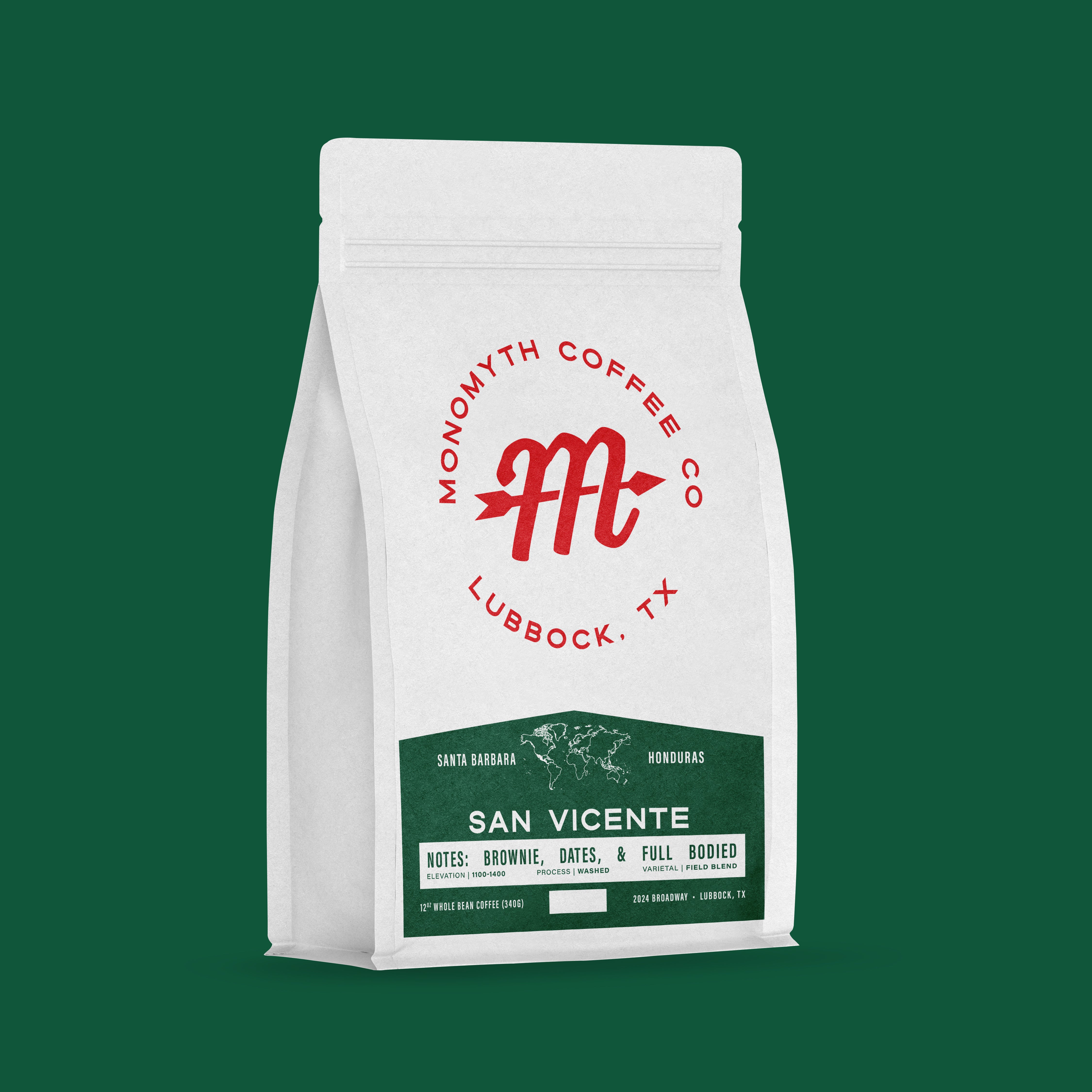 Honduras San Vicente (Retail) Monomyth Coffee Co